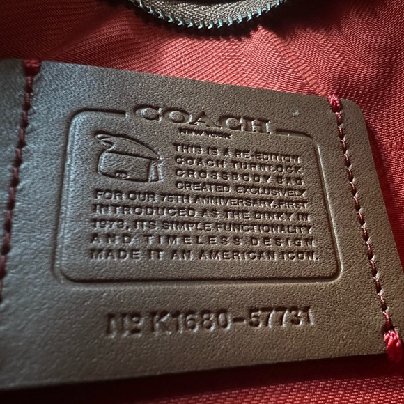 Custom painted Coach saddle bag - Picture 6 of 6